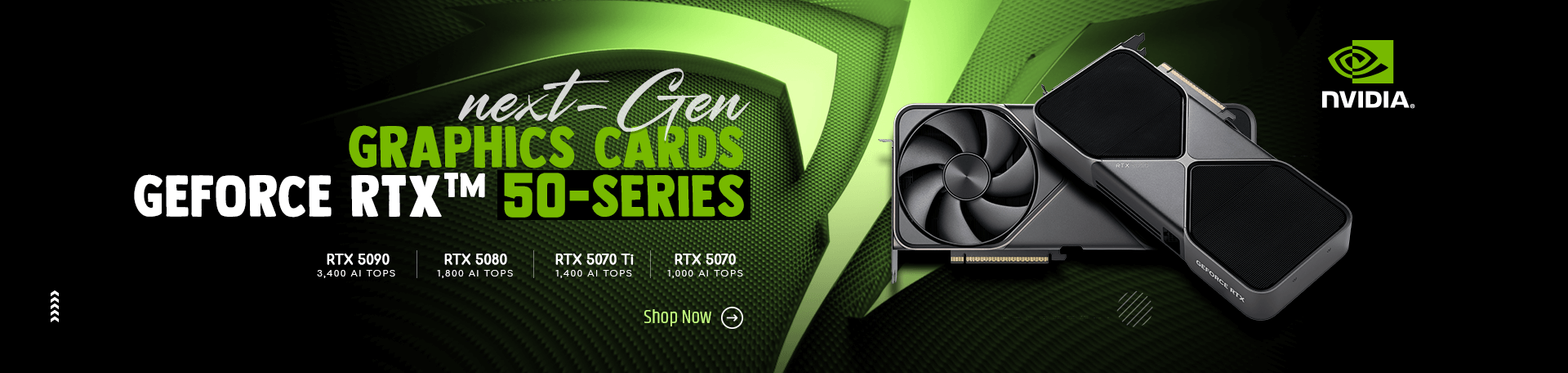 Nvidia Graphic Cards | Grforce RTX 50-series